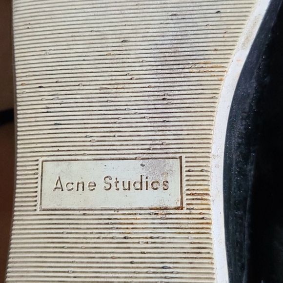 Acne Studios black shoes sneakers sz 41 leather - Picture 8 of 13